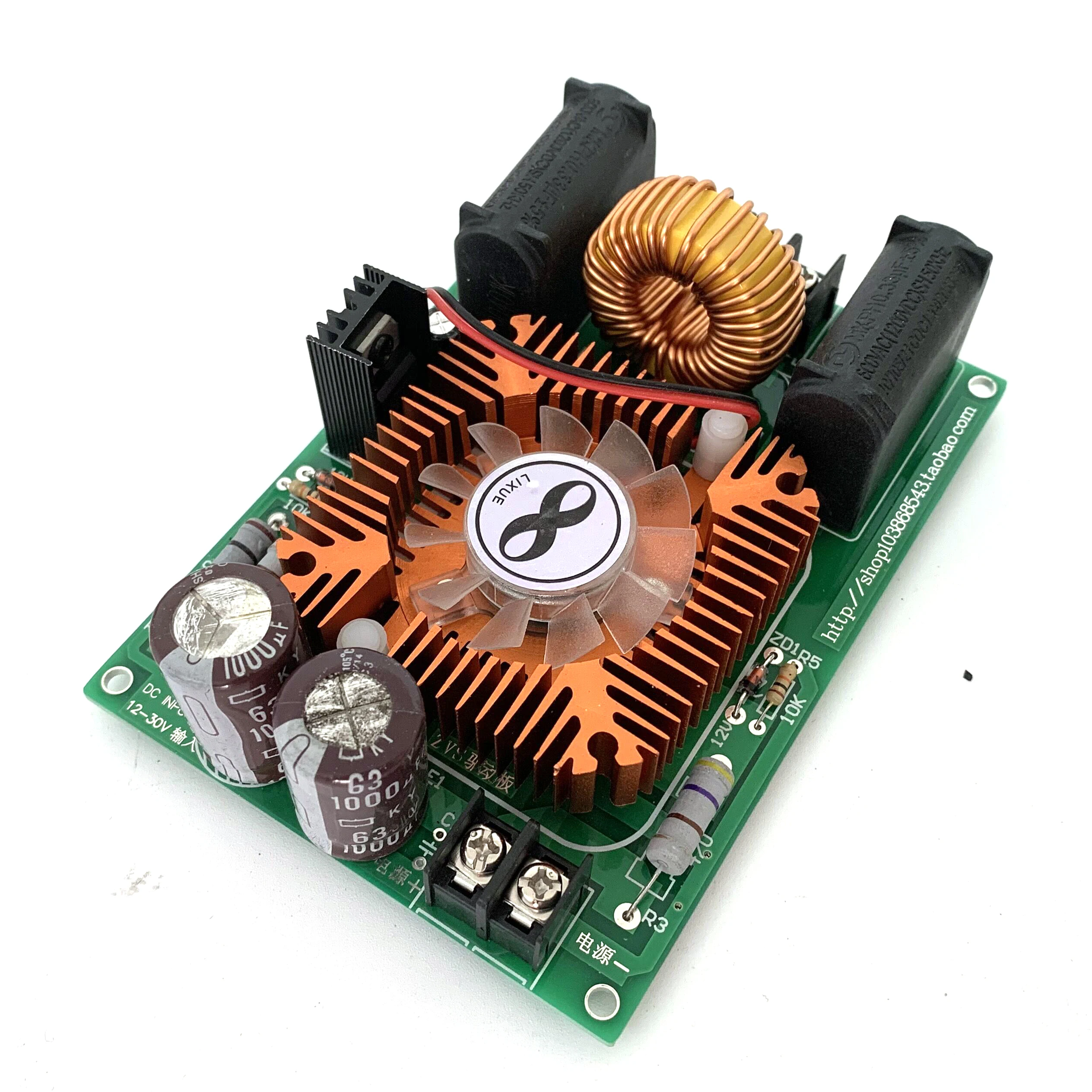 DC 12-30V 10A ZVS driver board Tesla coil power supply High voltage generator driver board has tap ZVS