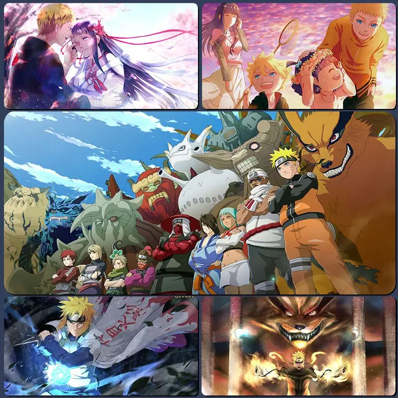 

Коврик для мыши НАРУТО, двумерный коврик для клавиатуры, настольный коврик, офисные принадлежности, мультяшный Узумаки Наруто, большой размер, коврик для мыши, праздничный подарок