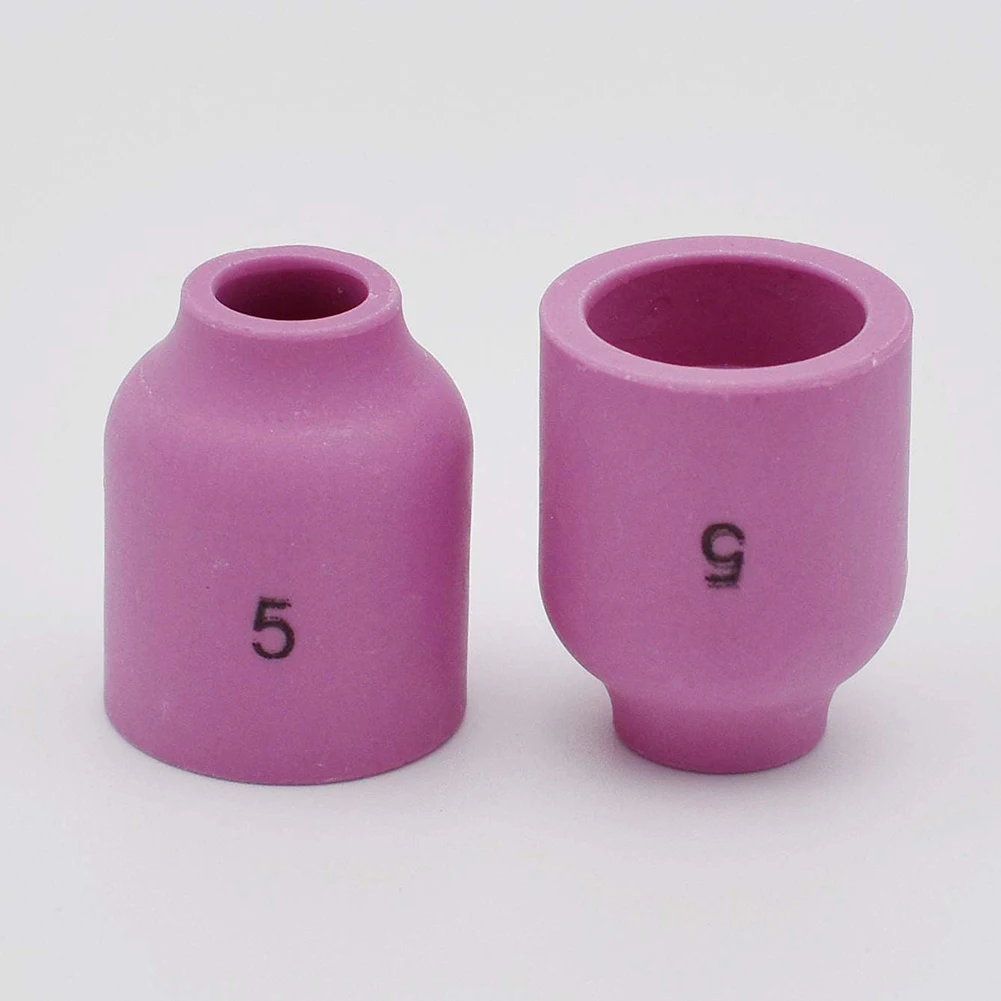 Ceramic Cup Alumina Nozzle Accessories Easy Installation Gas Lens Replacement For SR WP- 9/20/25 TIG Long Lasting