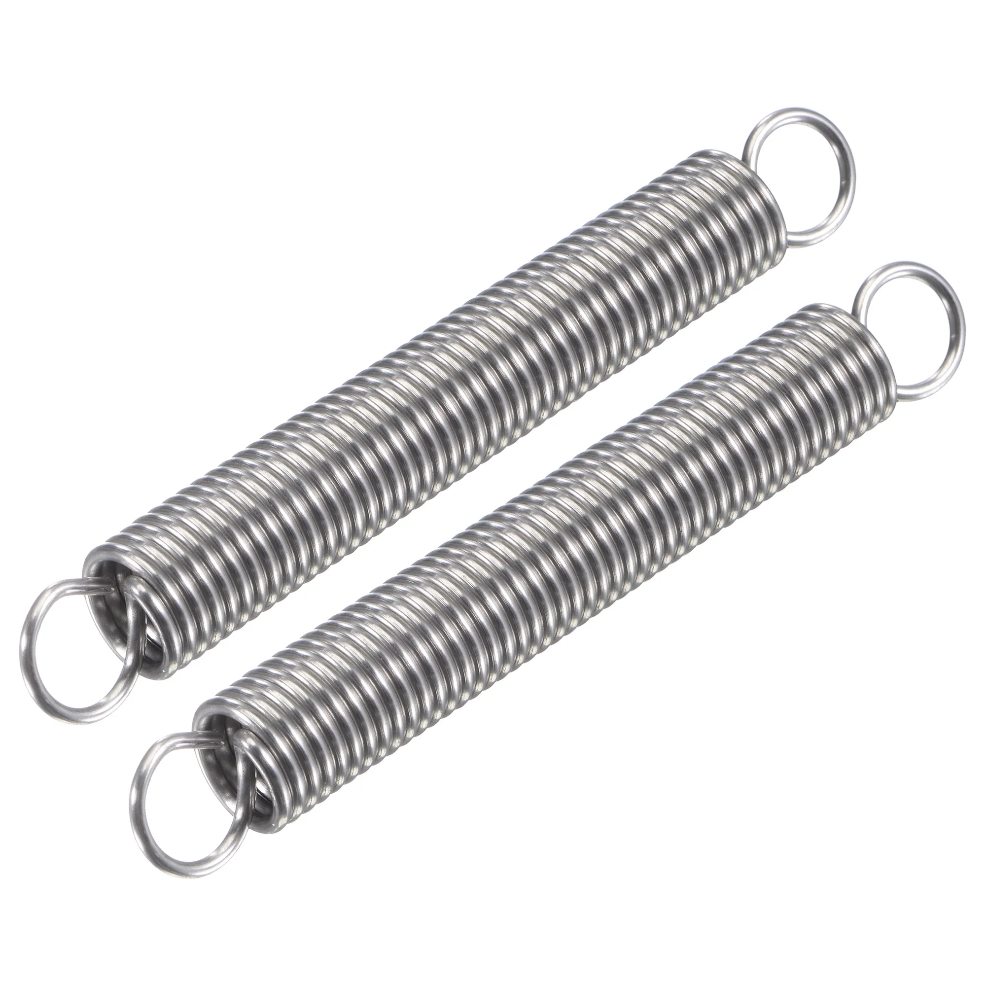 1/2/5Pcs Silver Compression Springs 304 Stainless Steel High-Quality Elastic Compression Springs for Diverse Applications