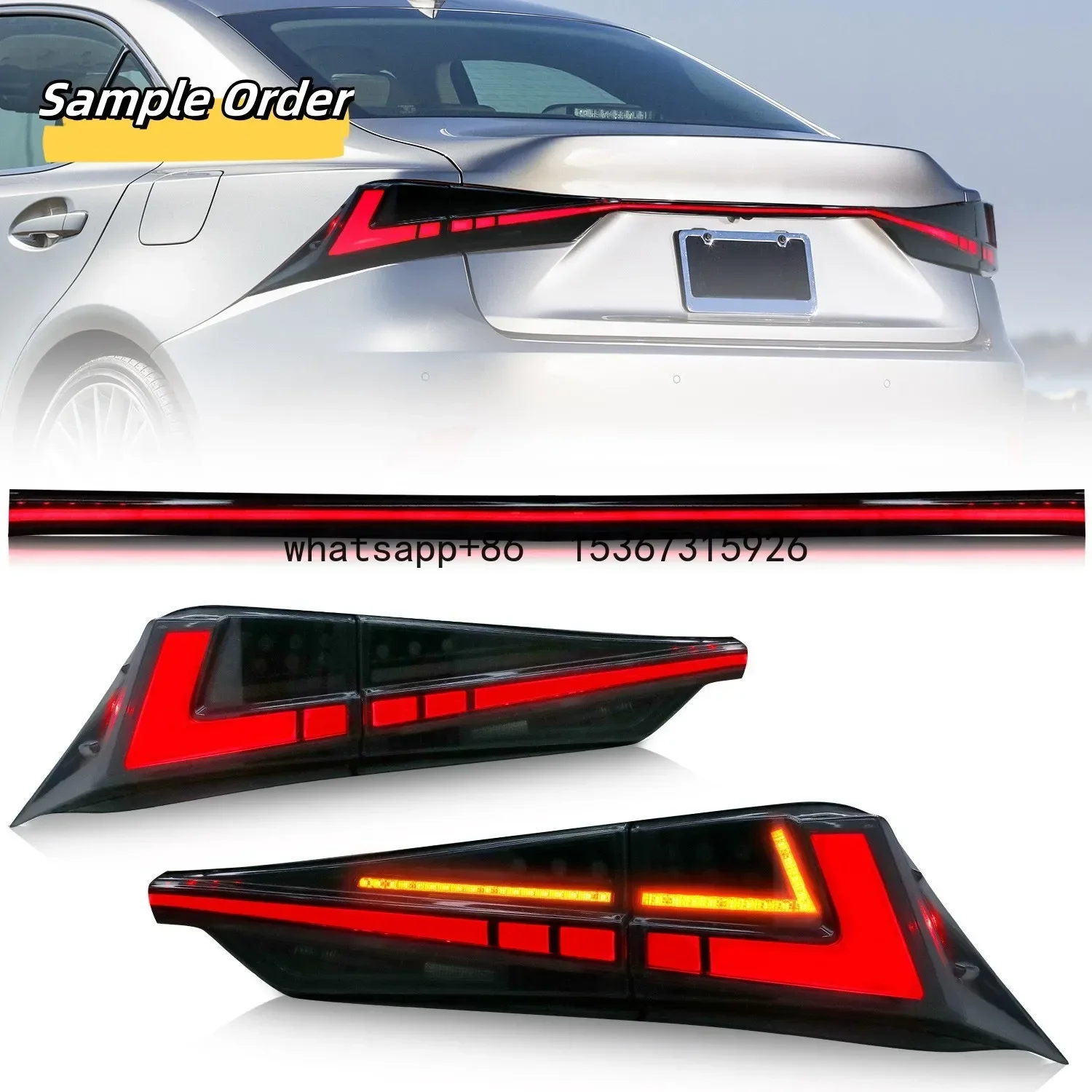 

MRD for Lexus IS250 IS350 2013-2017 Tail Lamp and Rear Middle Light New Arrival Factory Directly Supply