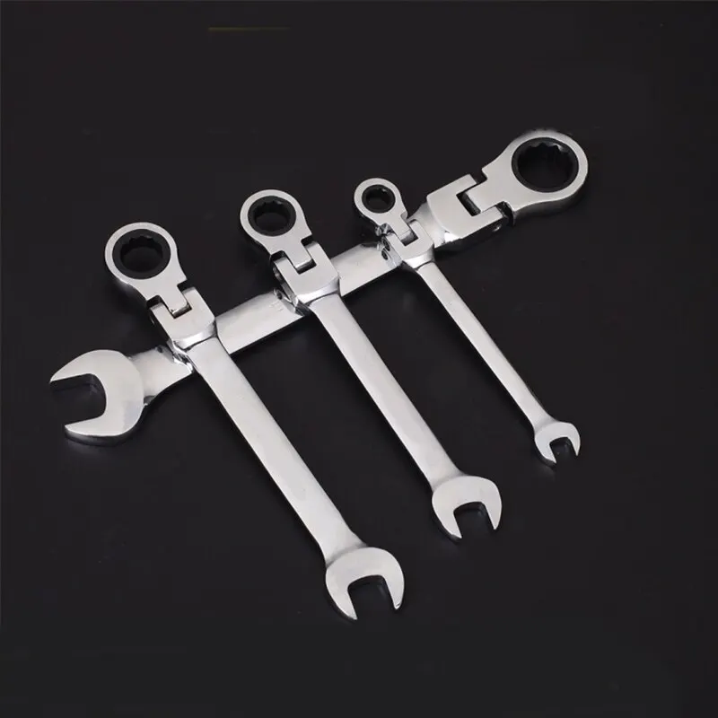 Automatic Fast And Labor-Saving Dual-Use Open-Ended Universal 72-Tooth Ratchet Wrench Movable Head Open Plummer