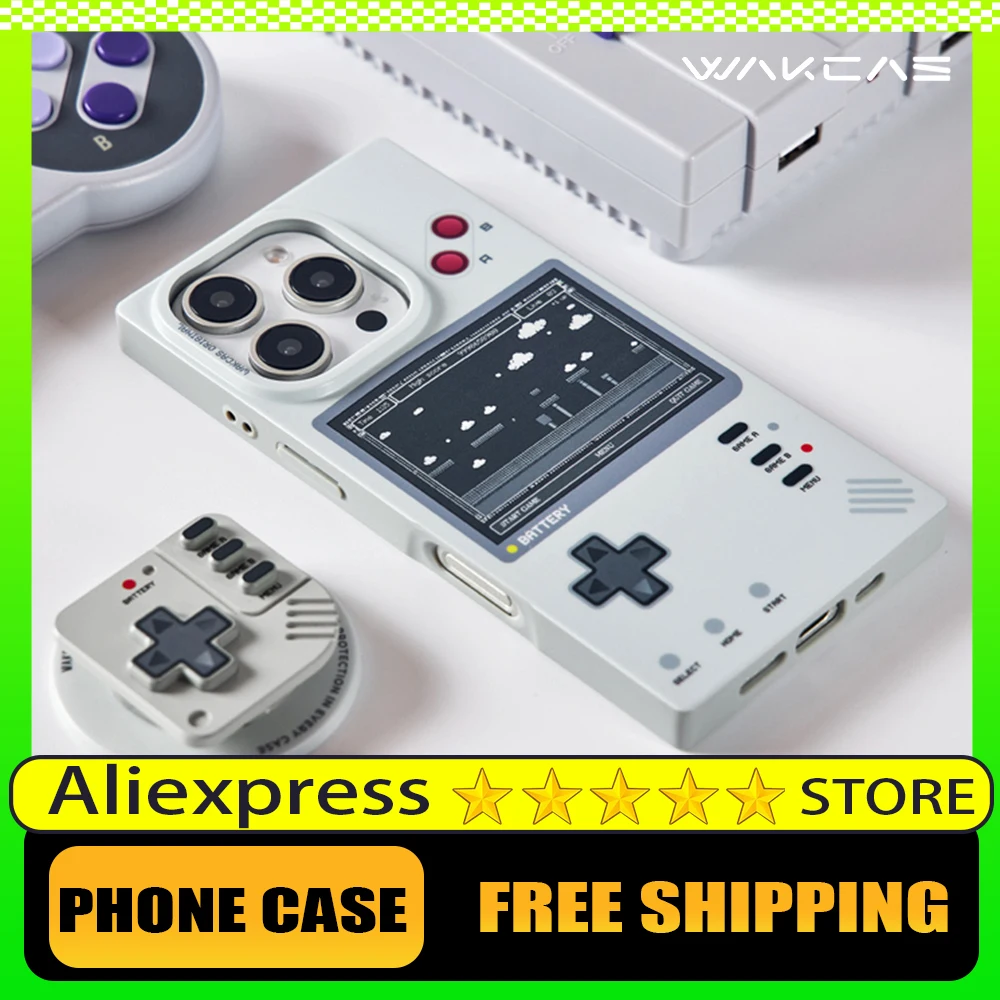 

Чехол для телефона WAKCAS в стиле ретро Magsafe, магнитный матовый персонализированный чехол для телефона для IPhone 16 Pro Max, IPhone 17 Pro Max, подарки