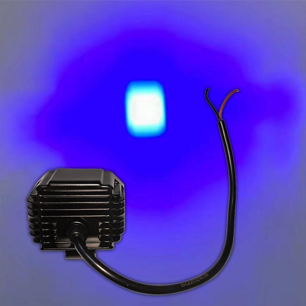 

Lantsun LED6508 Forklift Lamp LED Blue Spotlight Aluminum Alloy Working Light Warning Lamp 10w 800lm