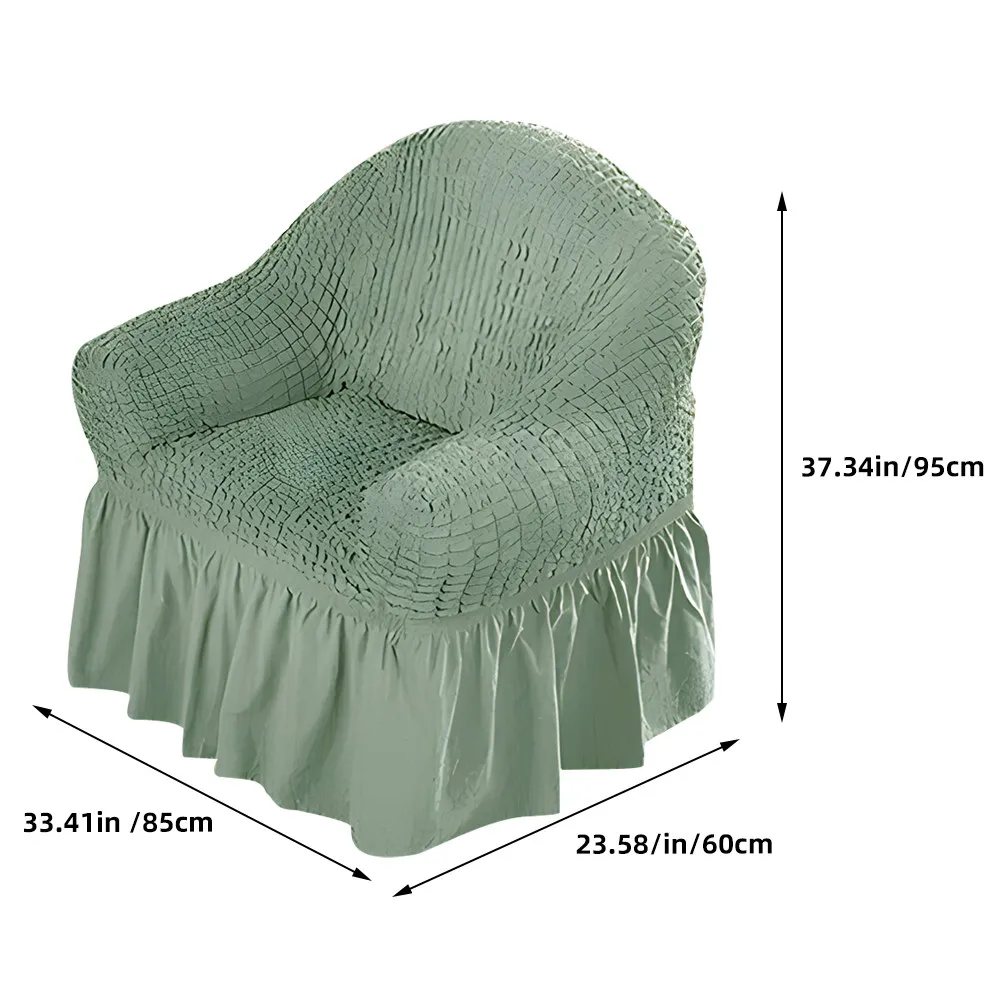 Premium Polyester Polyurethane Recliner Sofa Cover Stretch Slipcover for Home Office Hotel Decorative Protective Recliner