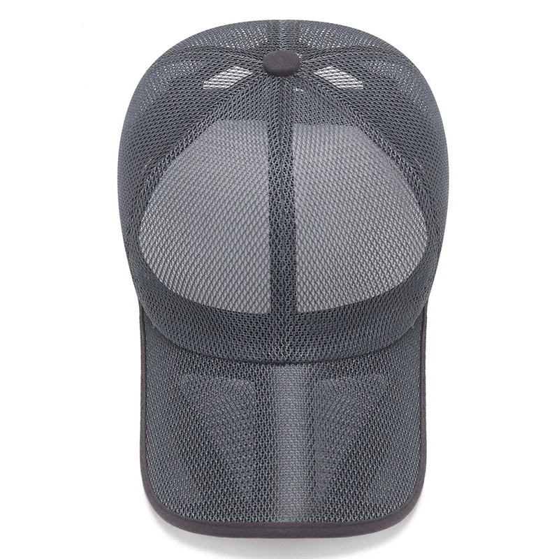 Summer New Hollow Brim Breathable Mesh Quick-Drying Sun Hat Men\'s And Women\'s Outdoor Travel Sunshade Sunscreen Duck Tongue Hat