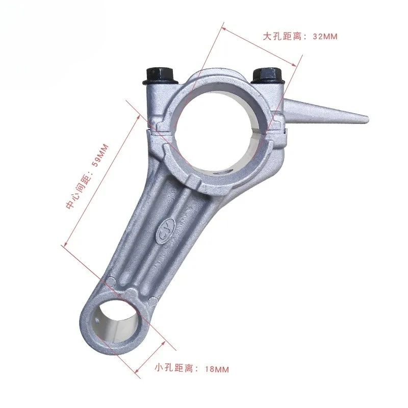 単気筒空冷水平ディーゼルエンジンウォーターポンプ部品 168F 170F ピストンリングコンロッド用
