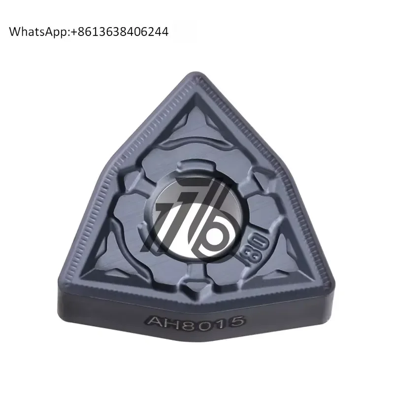1PC 10PCS Box CNC Insert for WNMG080404 080408-HRM AH8015 HRF Difficult-to-Cut Superalloy Turning Tool