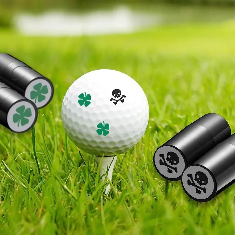 New Golf Ball Stamper Stamp Marker Impression Seal Quick-dry Plastic Multicolors Golf adis Accessories Symbol For Golfer Gift