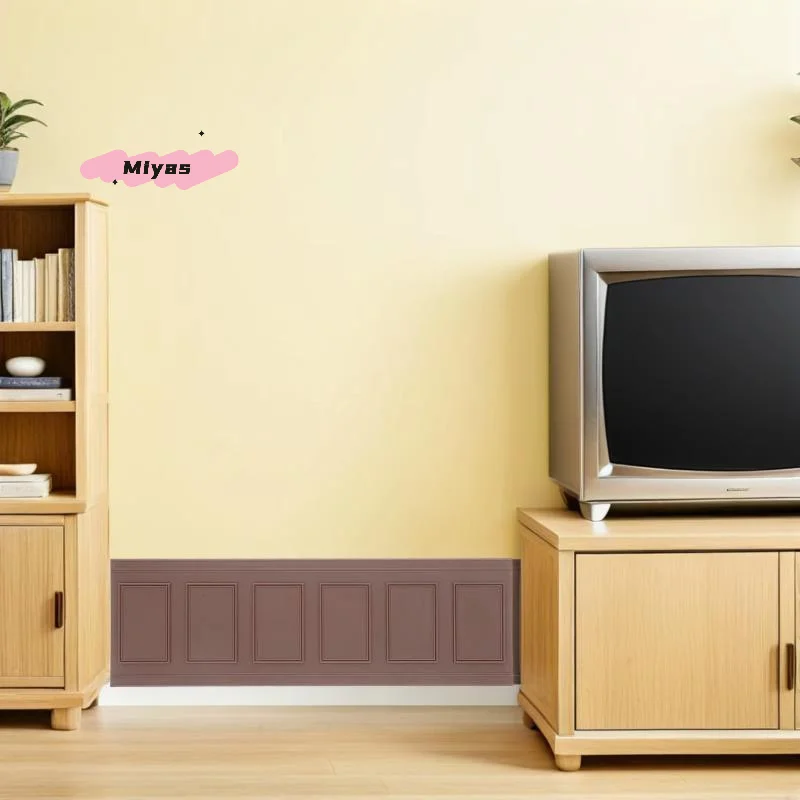 【M】1Pcs Micro Landscape Window Display Role Play Doll House Accessories 1/12 Dollhouse Square Wall Skirt Wall Panel - view 2