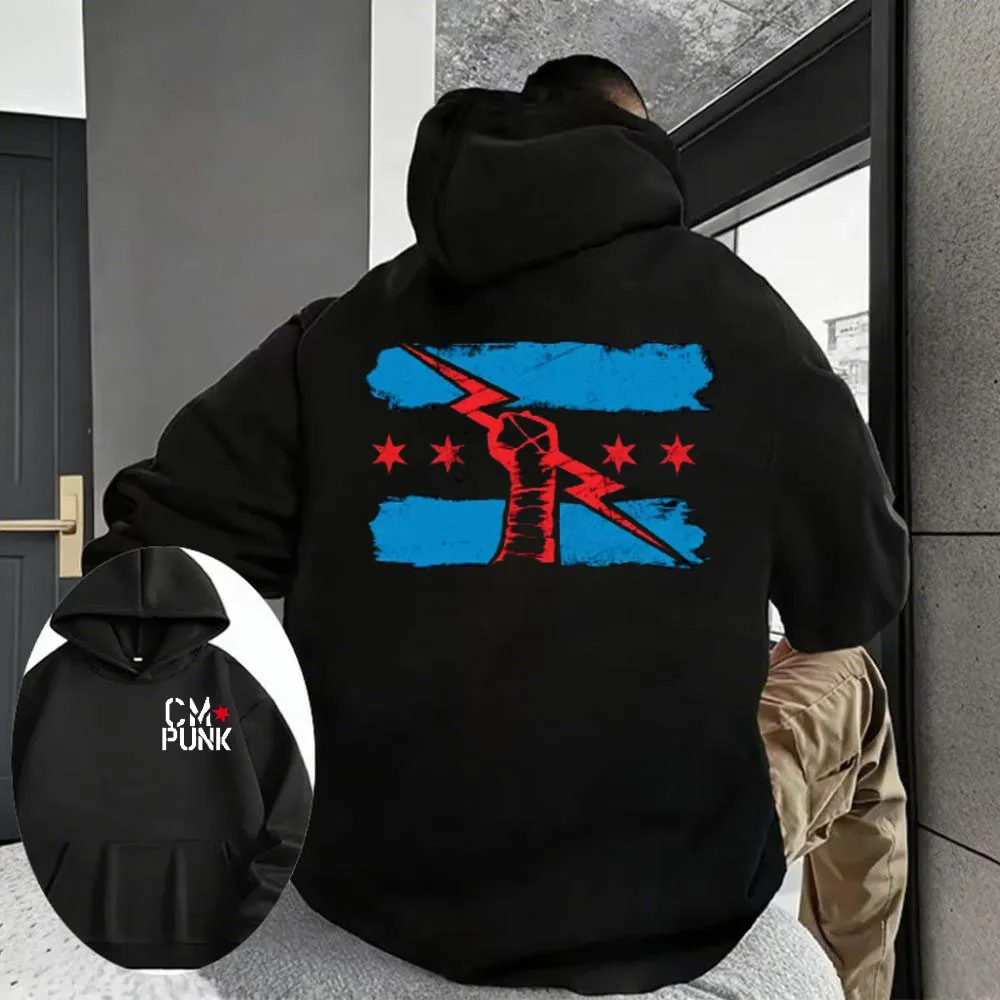 2025 الخريف/الشتاء المصارعون الشهيرة العودة إلى CM فاسق الرجال سترات قطنية نقية موضة الشارع الرياضة بلايز عادية البلوفرات #1