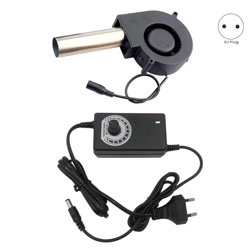 

ABKO-Air Коллекционный порт Вентилятор для барбекю Маленький портативный воздуходувка Блок питания Регулятор скорости Вентилятор для приготовления пищи