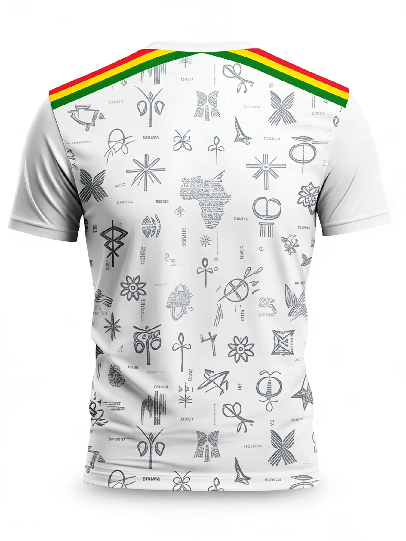 Ghana-Team-Trikot, authentischer ghanesischer Team-Fan-Stil, für Herren und Damen, geeignet für Training und Wettkampf, geeignet für alle Jahreszeiten – Detail 9