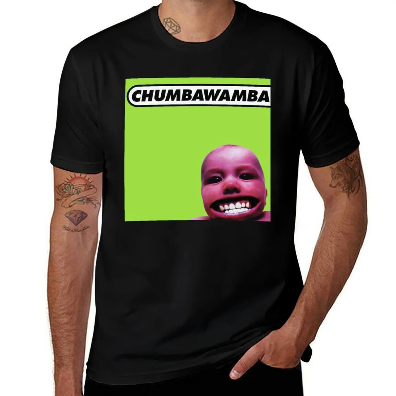 Chumbawamba Album 80s T-Shirt man graphic t shirt man t shirt cotton t shirt personalised T-shirt