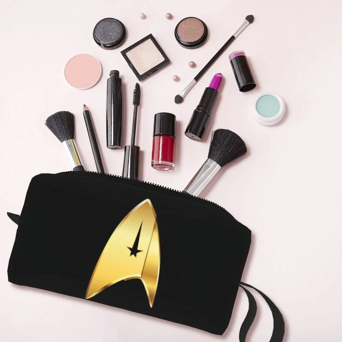 Star Trek Cosmetic Bag Women Kawaii Big Capacity Science Fiction TV Series Makeup Case Beauty Storage Toiletry Bags