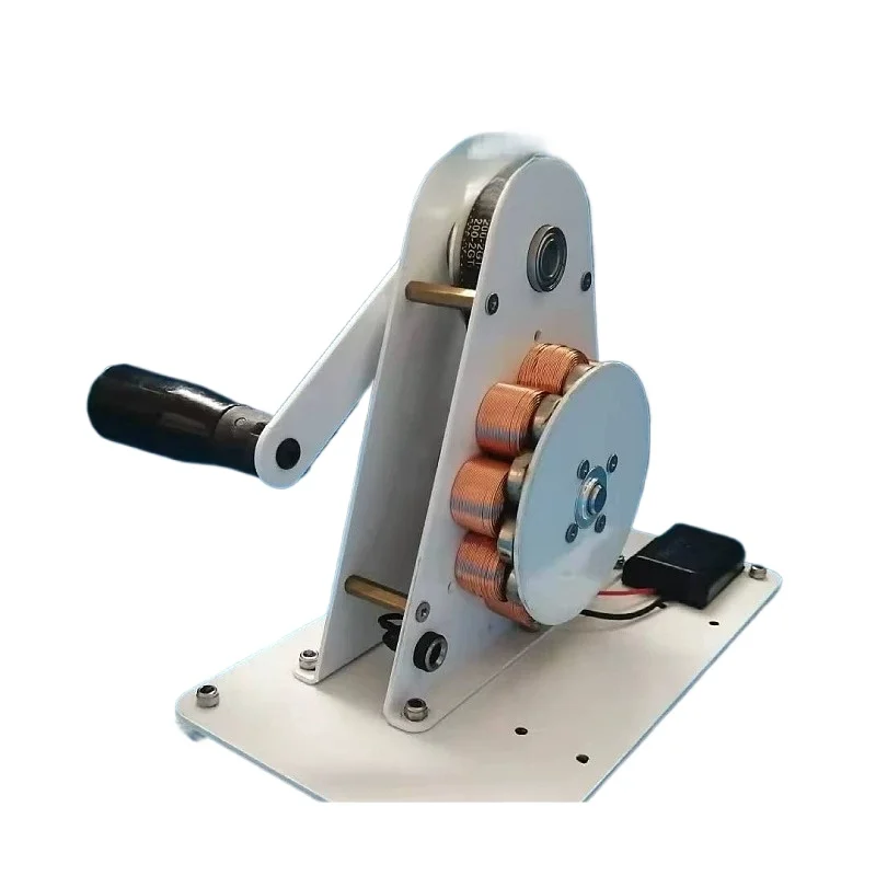 Hand generator, emergency USB charging 12V permanent magnet small power generation, physical electromagnetism
