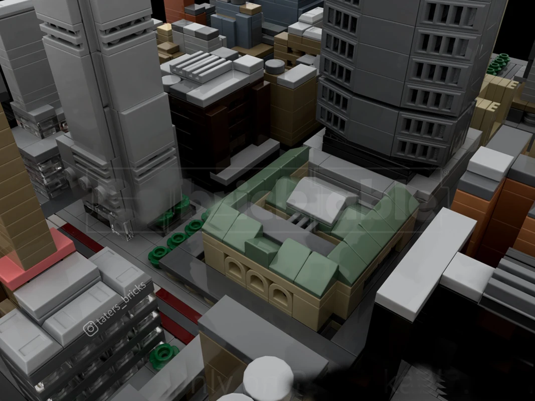 Nuovo prodotto squisito MOC Building Blocks Street View Modello architettonico New York City Giocattolo modulare per bambini Regalo Set fai da te