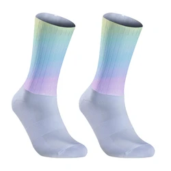 Anti 2026 New Bike Team Slip Aero Socks Seamless Cycling Socks Road Bicycle Socks Outdoor Racing Bike Compression Sport Sock