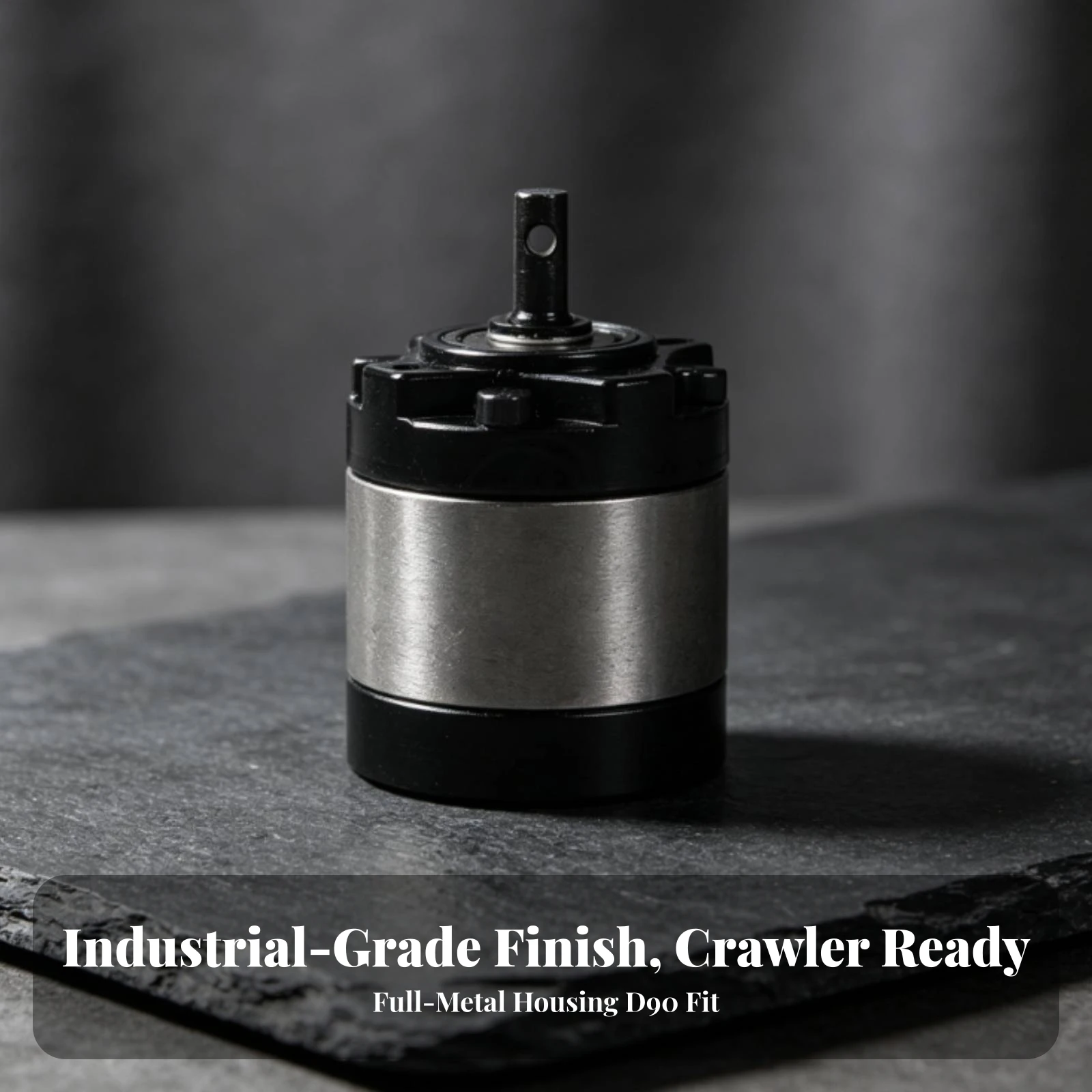 Metal Gearbox Motor Unit Micro Cylindrical Gear Motor Low-Height for RC Builders, Scale Model Vehicle