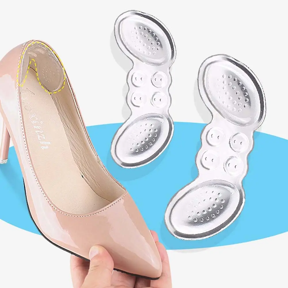 1 Pair Non-slip Butterfly Foot Care Protector Sticker Heel Pads Shoe Accessories Silicone Inserts Pad