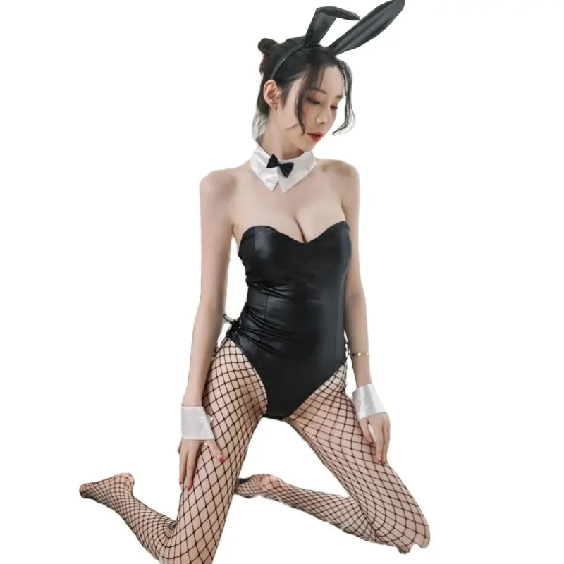 Seishun blind Yarou WA bunny girl senpai no Yume wo Minai cosplay Halloween costume for girls sexy cute bunny faux leather rabbi