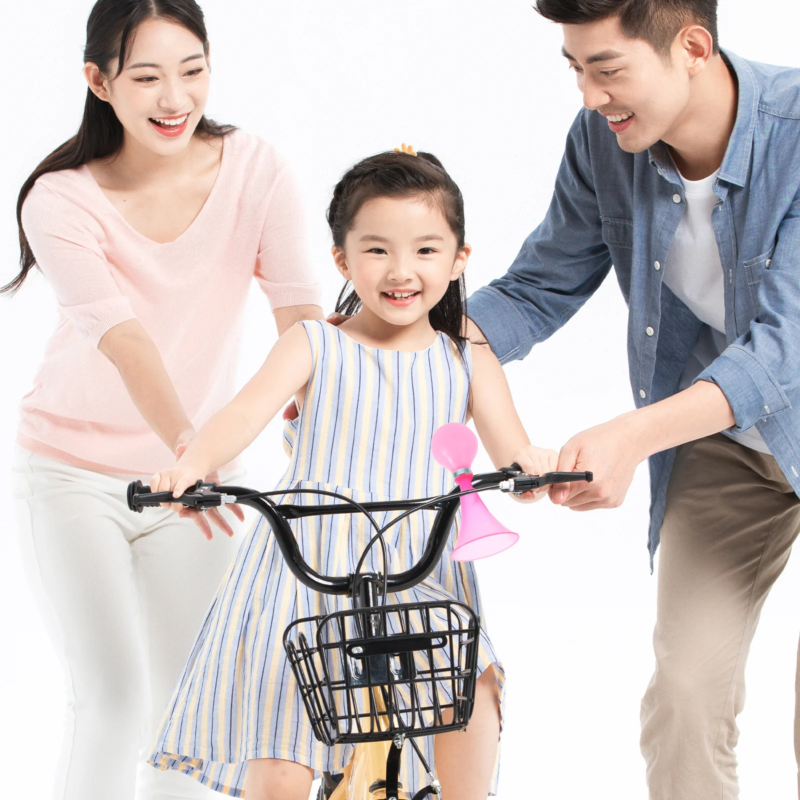 

6pcs Children Bike Horn Loud Manual Air Horn For Kids Bicycle Handlebars No Durable Bell For Tricycles Scooters Cycling