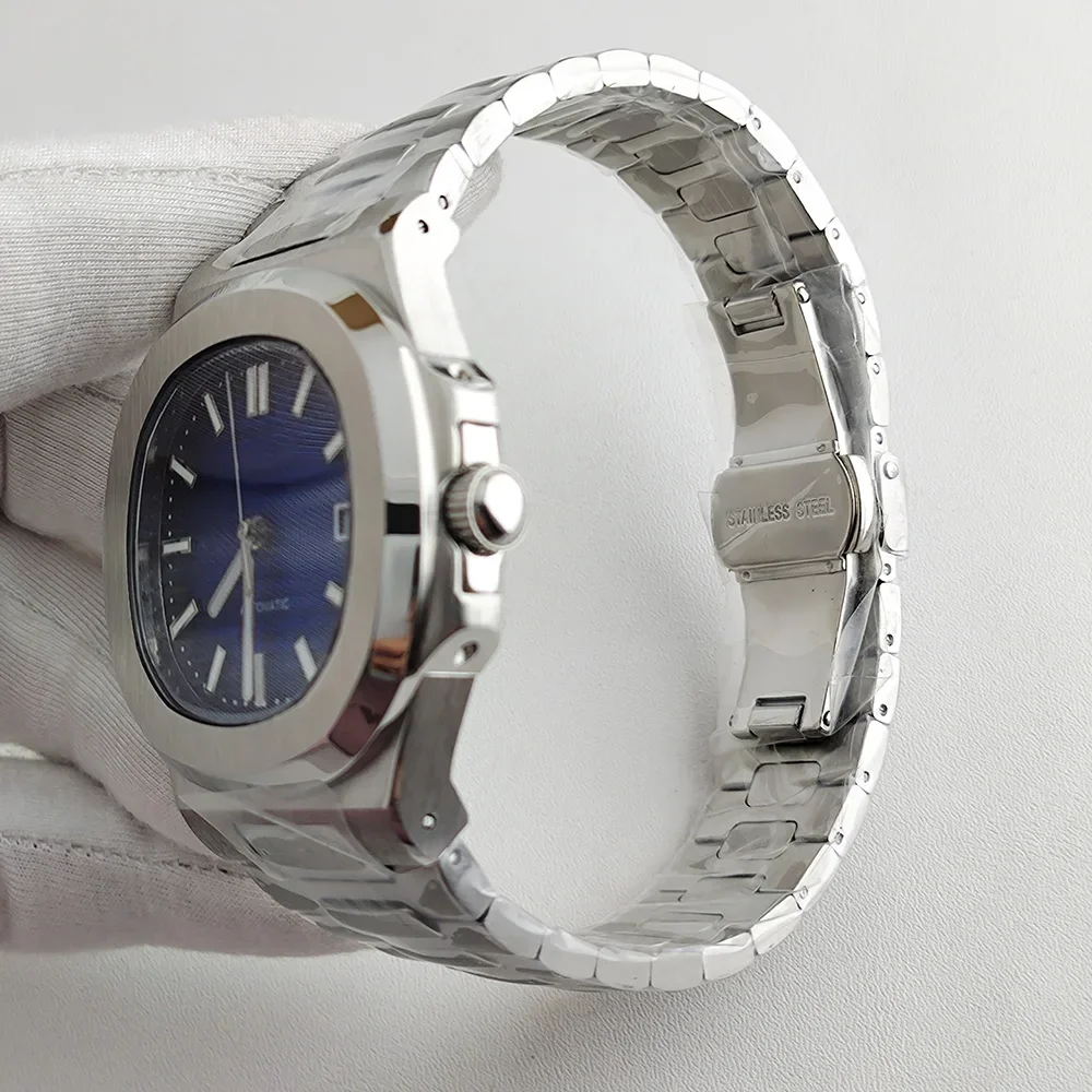 Hot style Nautilus Watch 40mm Men\'s Stainless Steel Mechanical Watch Movement Watch Luxury Watch Automatic Watch Mens Watch