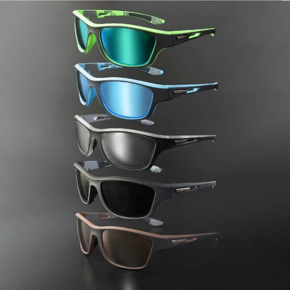4PCS Vintage Herren Polarisierte Sonnenbrille Männer Outdoor Sport Winddicht Sand Klassische Fahren Angeln Sonnenbrille