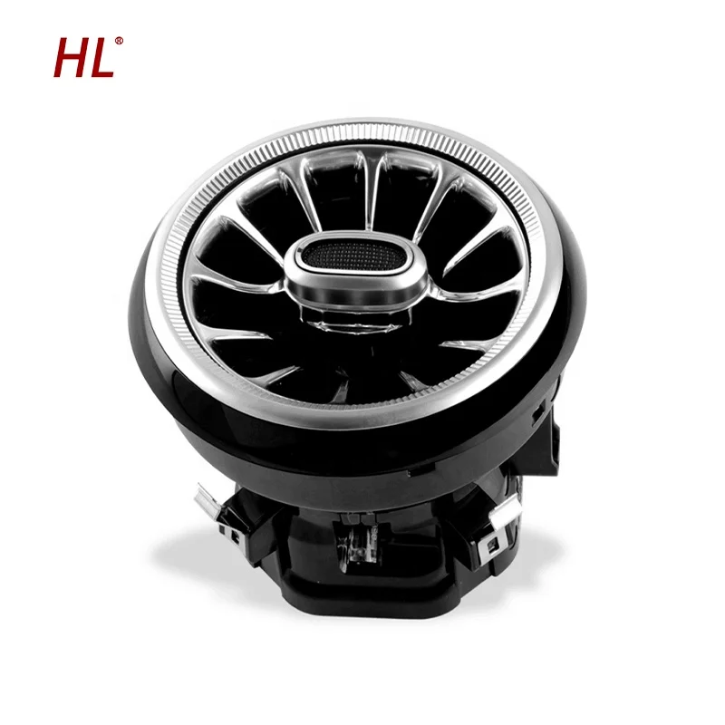 Rushed Car Modified Interior Led Ambient Light Turbine Air Outlet Atmosphere Light Air Vent Inlet Trim Lights For Mercedes W156