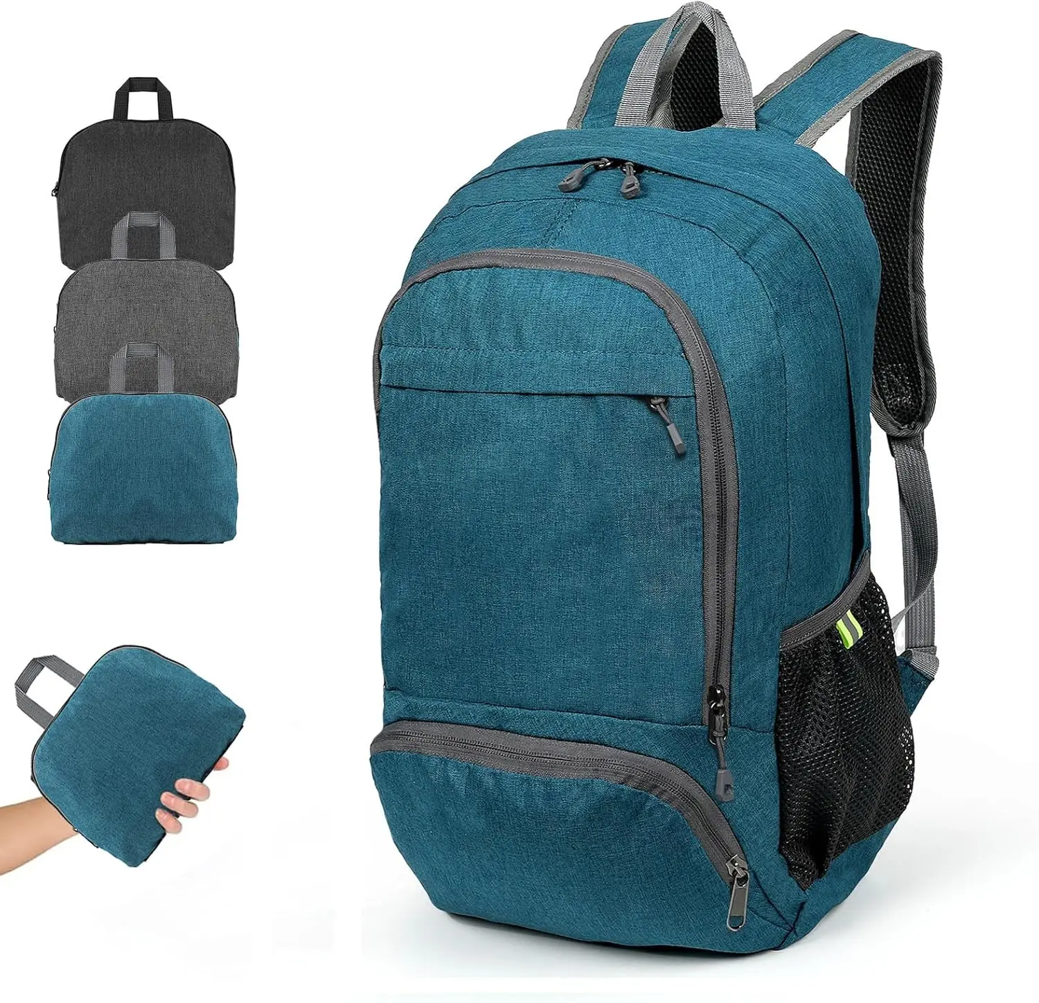 TANTOMI Small Hiking Backpack 25L Ultralight Foldable Camping Backpack Breathable Travel Backpacks Hiking Daypack for Men Women(