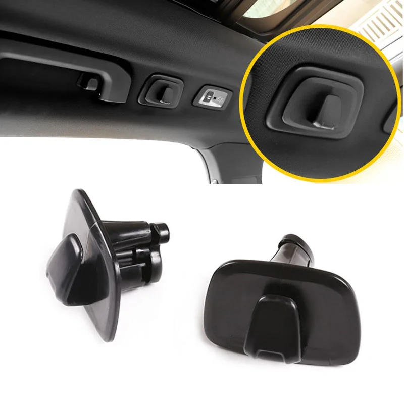 Car Hanger Hooks Rear Row Roof Hook 1 Pair  For Volvo XC40 XC60 18-20 For XC90 S90 V90 16-20 Interior Accessories Stowing