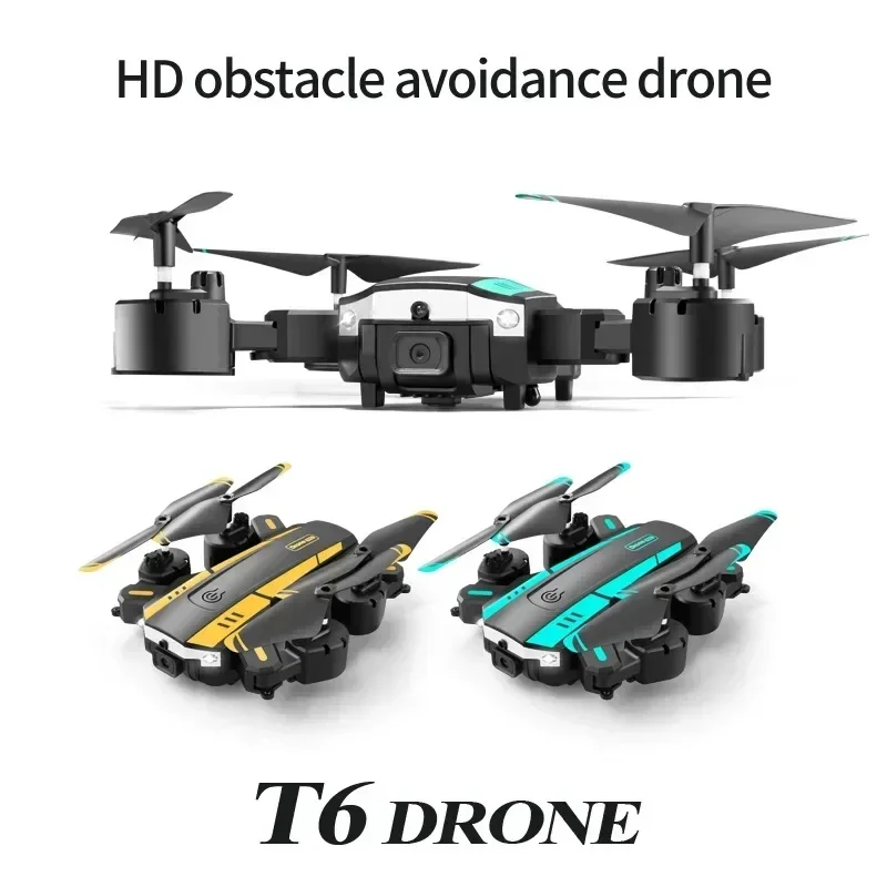Xiaomi Mijia T6 Drone 8K kamera ganda HD, mainan pesawat terbang empat sumbu pengendalian jarak jauh penghisap debu