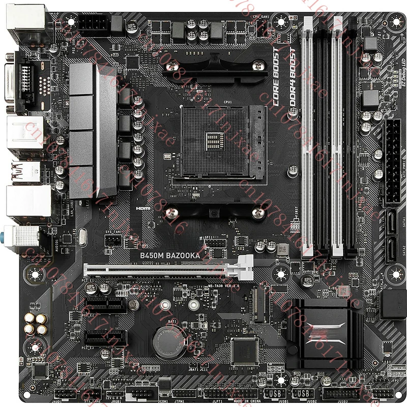 

FOR MSI B450M BAZOOKA AM4 M.2 USB 3 DDR4 DVI HDMI Micro-ATX Motherboard.