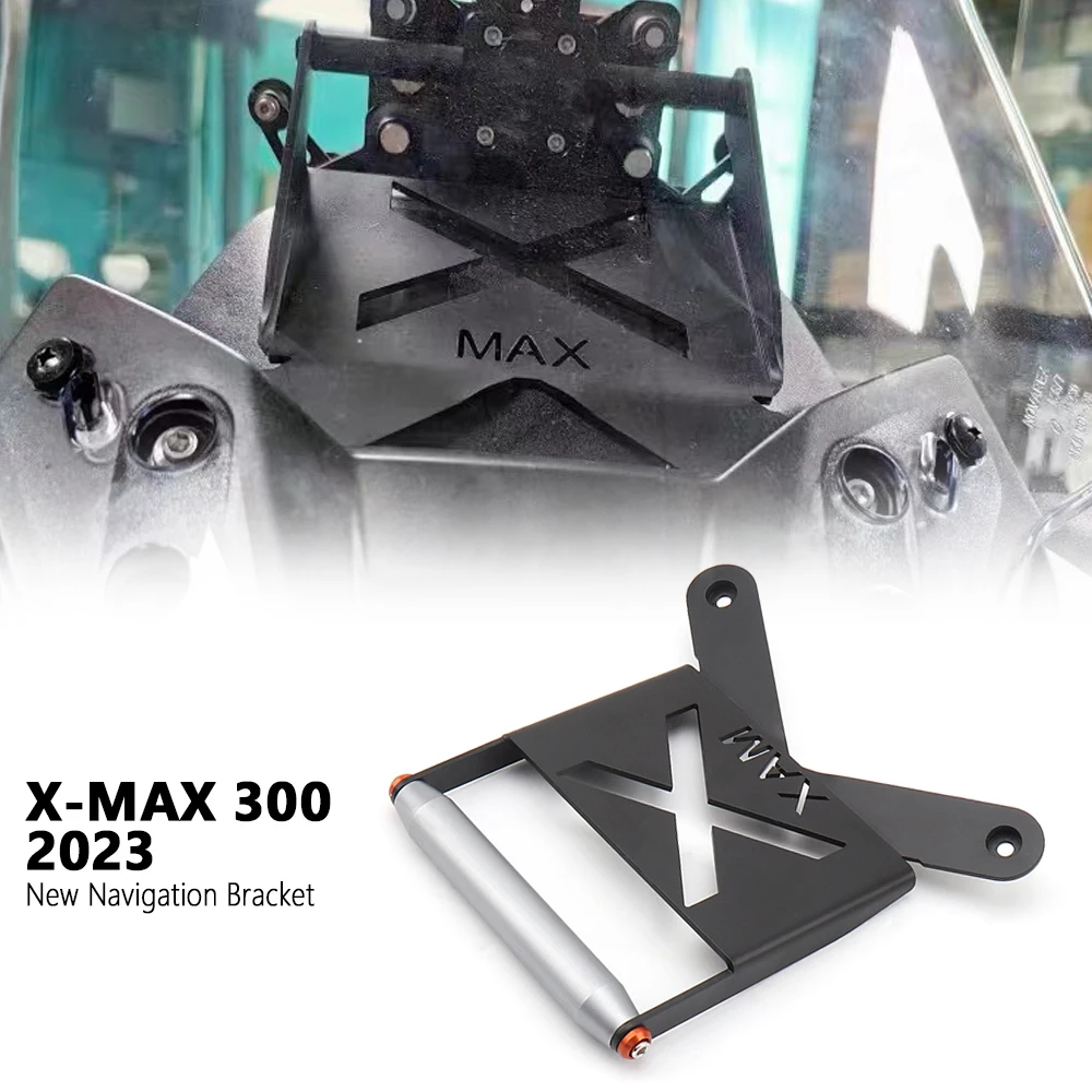 

Motorcycle Accessories GPS Navigation Bracket Supporter Holder For Yamaha X-MAX 300 XMAX300 XMAX 300 X-max300 X-MAX300 2023