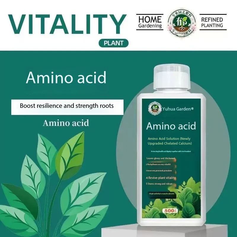 Amino Acid Solution Fertilizer For Outdoor & Indoor Plant,House Plant,Cuttings,Orchids,&Turf-Organic Plant Fertilizer Supplement
