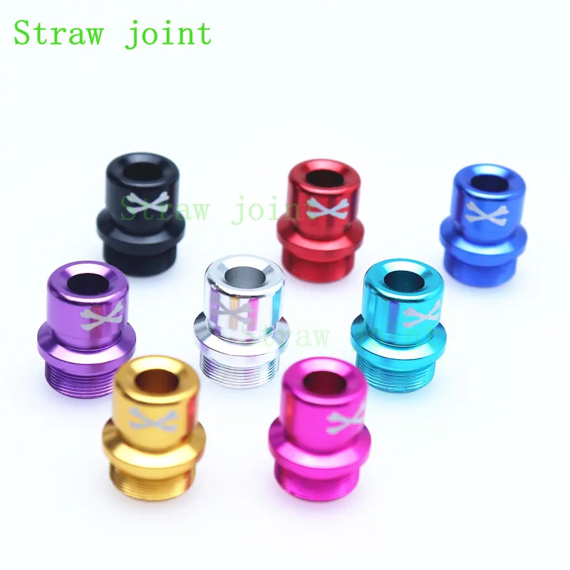 1pc YUHETEC DotAio V1 BOX Dot1 XBONE Aluminum X BONE DRIP TIP Colorful Straw Joint
