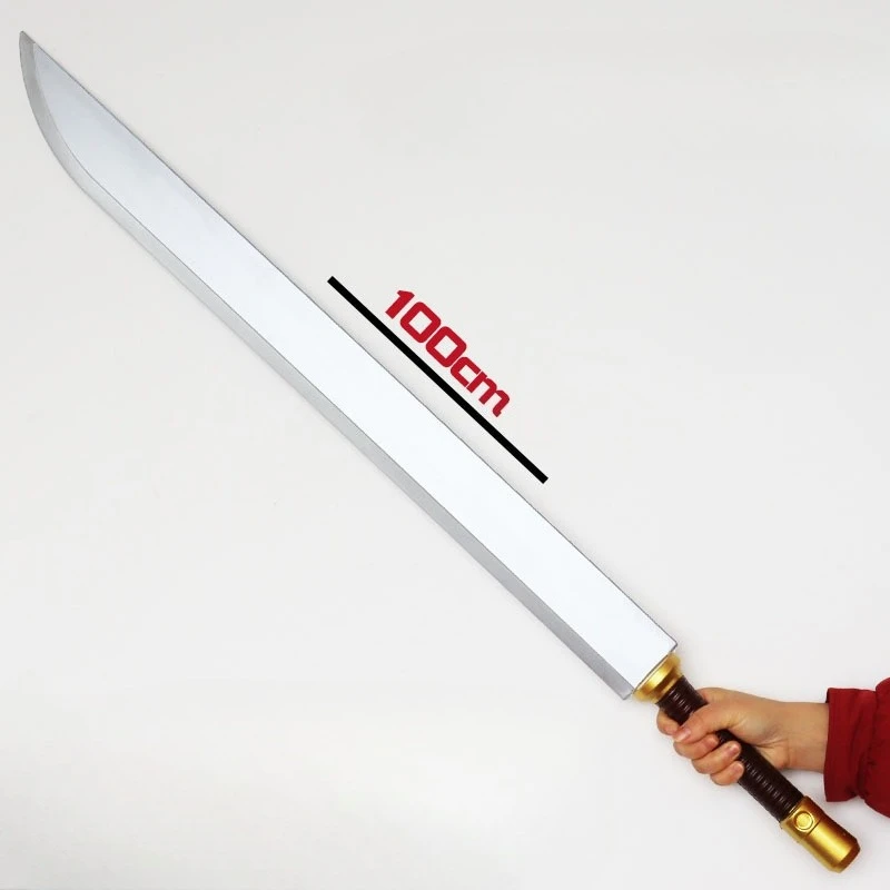 

100cm/33.37in Samurai Knife PU Model Props Katanas Novelty Toy Cosplay Game Peripherals Creativity Display Boyfriend Gift Crafts