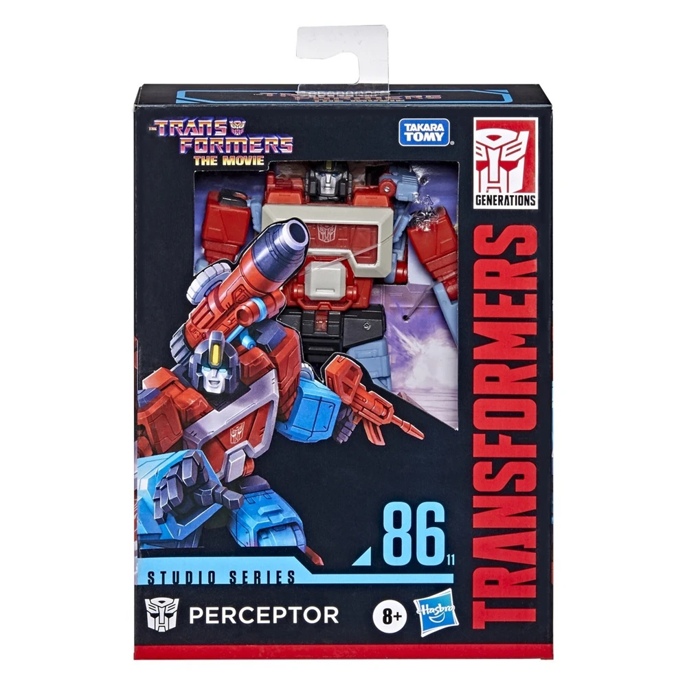 TAKARA TOMY Transformers Giocattoli The Movie Studio Series Deluxe Class Perceptor Modello da 4,5 pollici Action Figure Regalo SS86-11