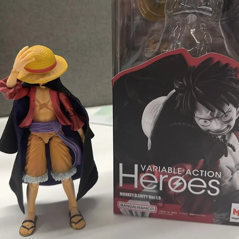 MegaHouse MH Een Stuk Luffy Versie 1.5 Bandai Banpresto Beweegbare Model Randapparatuur Ornamenten Kinderen Geschenken Actiefiguren Speelgoed