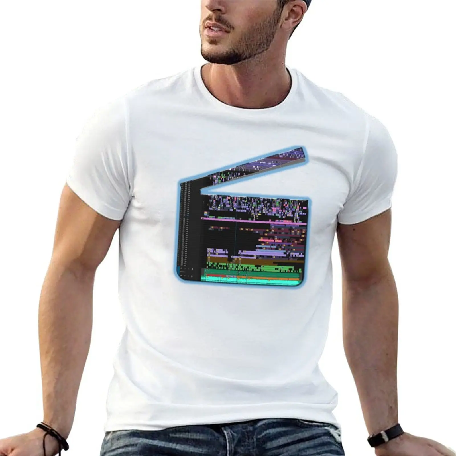 

Premiere Pro Timeline T-Shirt anime tshirt t shirts for man pack white T-Shirt