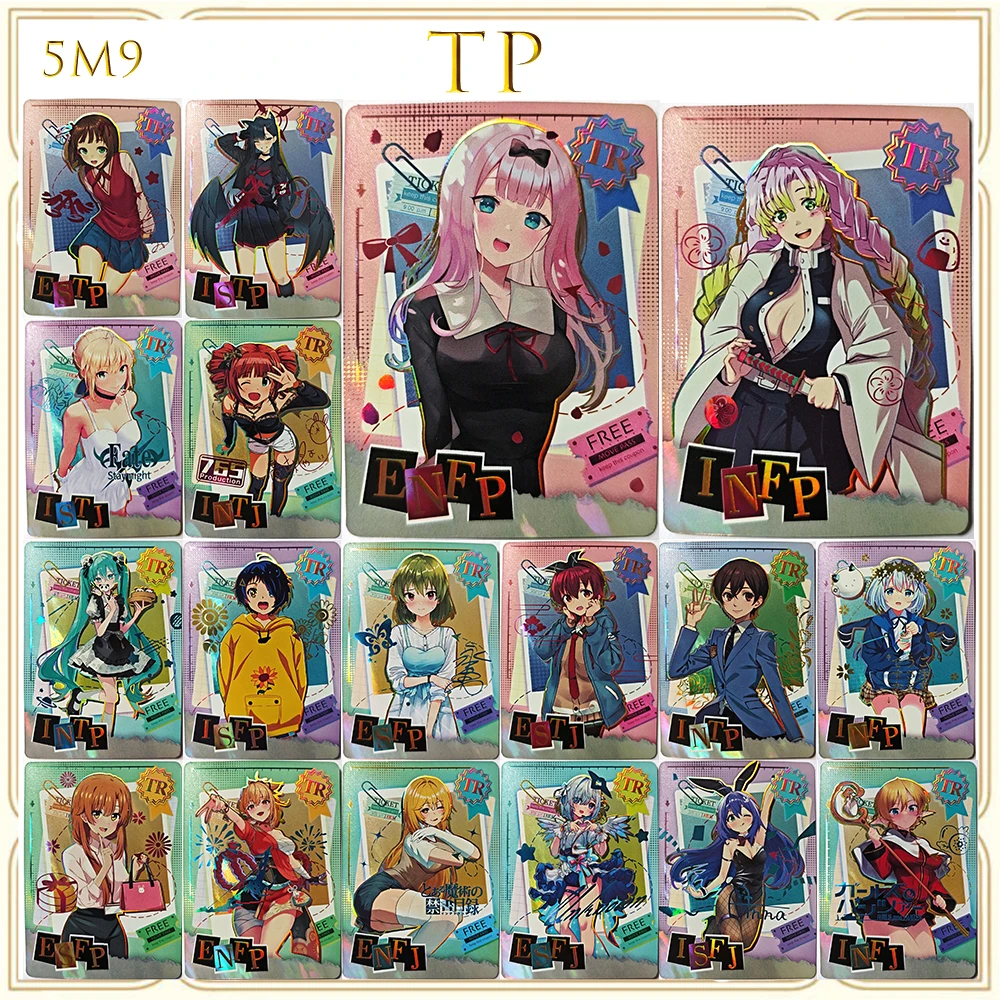 Anime Goddess Story 5M9 ACG TR Fujiwara Chika Kanroji Mitsuri Boys Game Toys Collectible Cards Christmas Birthday Gifts