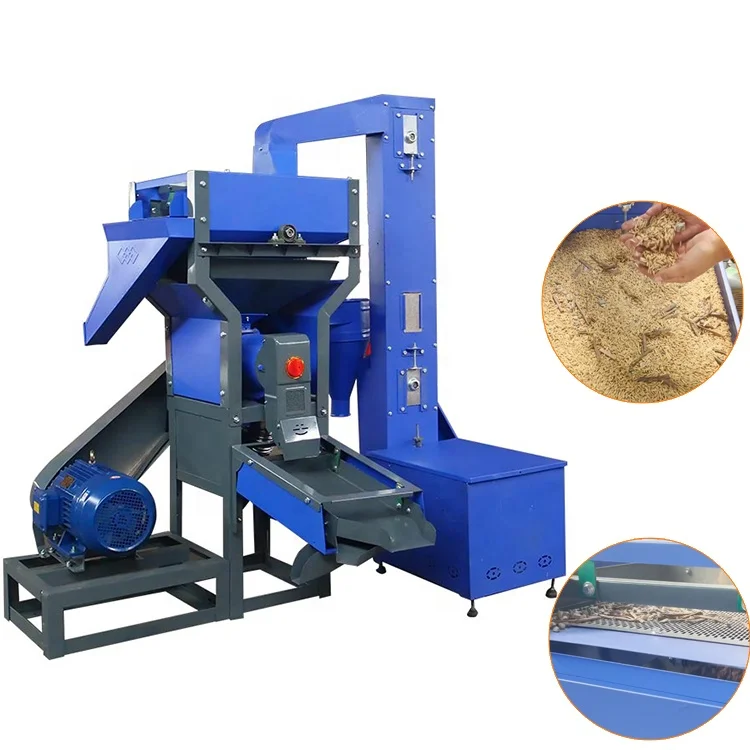 500-600 Kg/h Portable Wheat Barley Small Rice Milling Machine Rice Milling Machine Complete Set Combined Rice Mill Machine