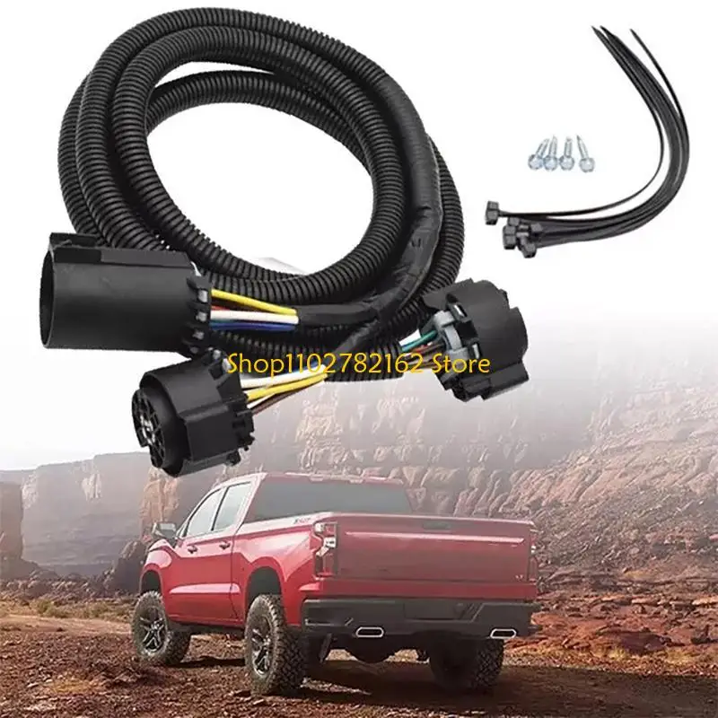 

547B Trailer Wiring Harness Extension 56070 7 Foot 7Pin with Connector for 1500/2500/3500