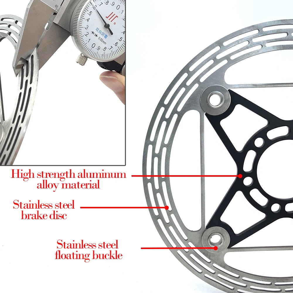 KACTUS New Bicycle Brake Discs 160mm 6 Bolts Centerlock MTB Bike Brake Rotor Powerful Hydraulic Brake Disc Road Bike Acessories