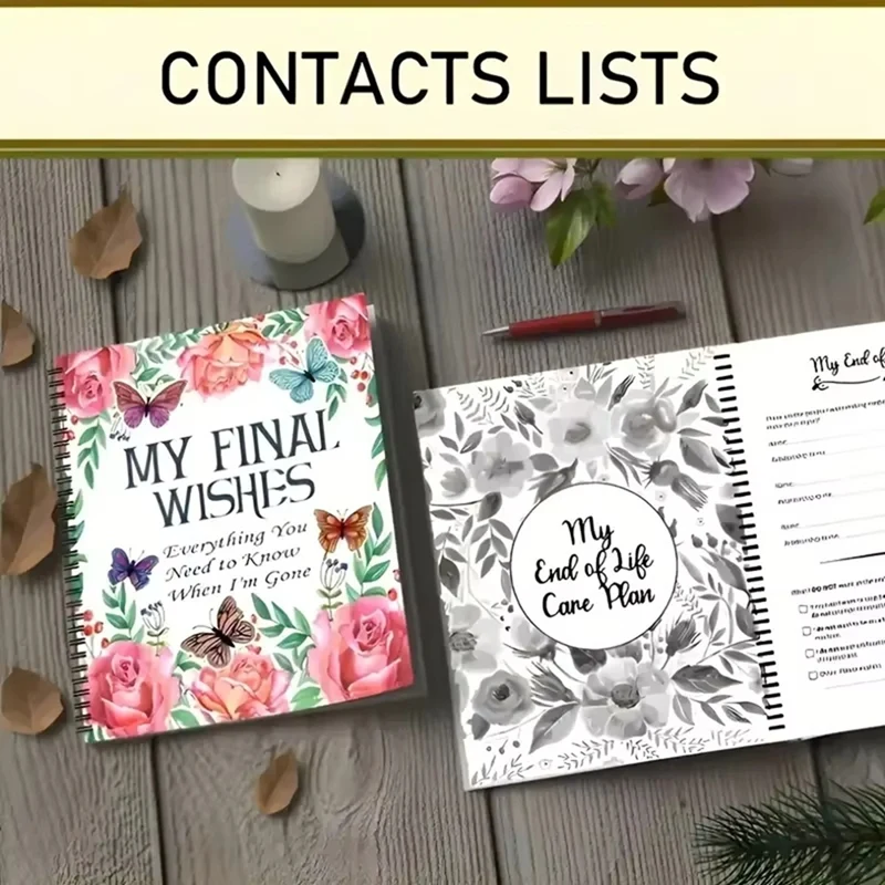 My Final Wishes Planner: Everything You Need To Know When I'm Gone End Of Life Planner, Checklists & Organizer