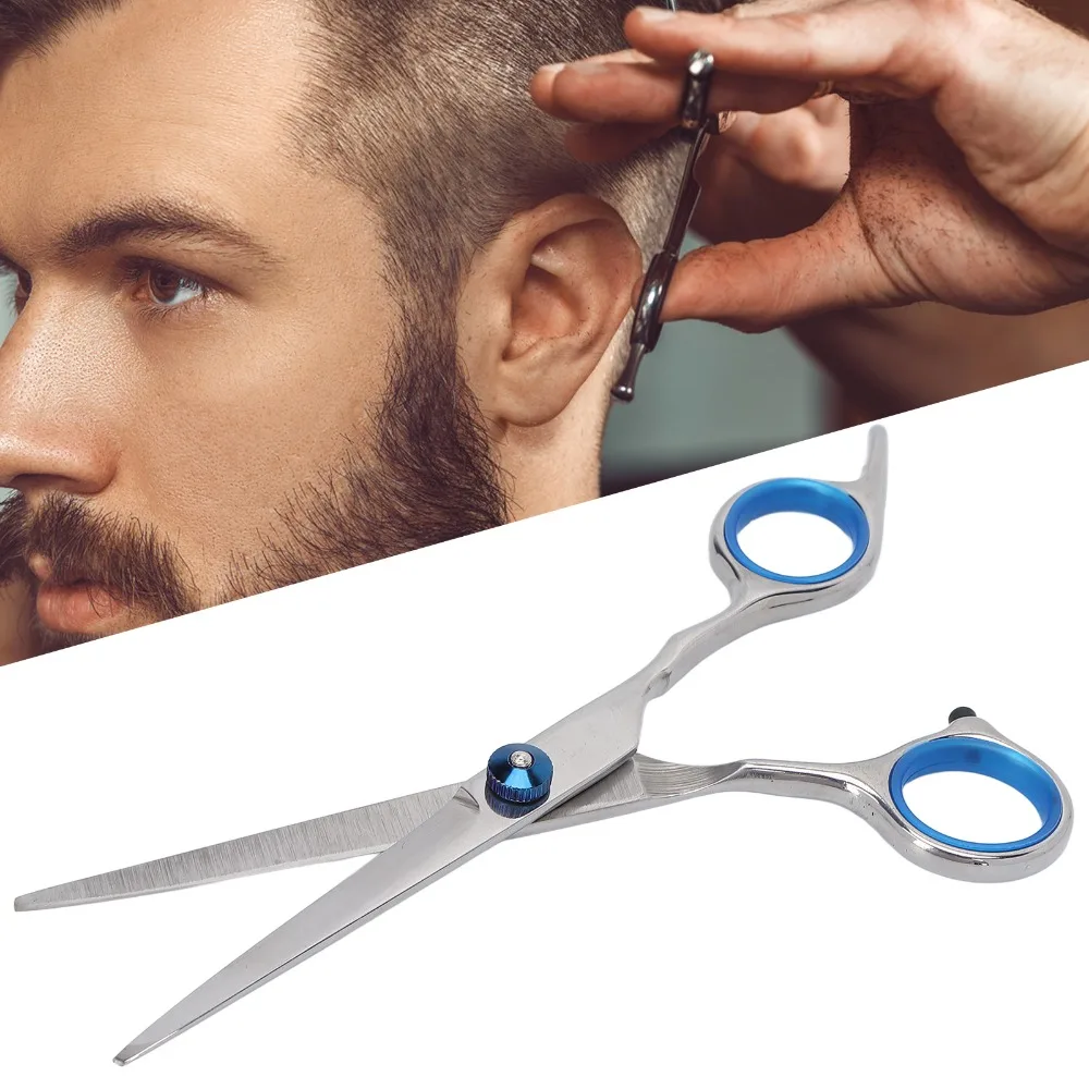 Zinc Alloy Hair Cutting Scissors Portable Professional Grade Salon Scissors Rust Proof Durable Straight Scissors Home Use