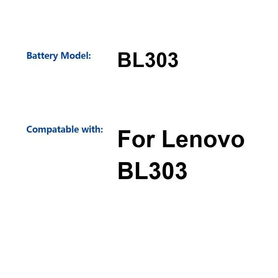 

Для Lenovo BL303 аккумулятор мобильного телефона 4000 мАч долговечная стабильная производительность