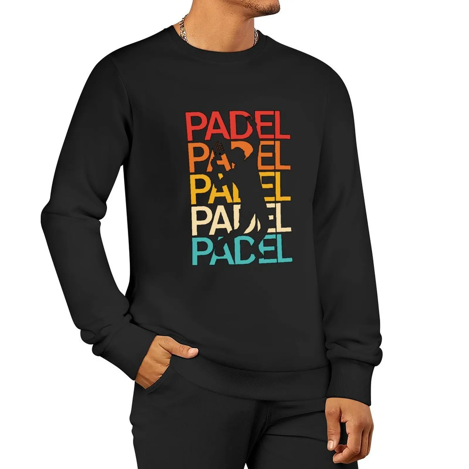 

Padel vintage serve Pullover Hoodie korean autumn clothes sweatshirt