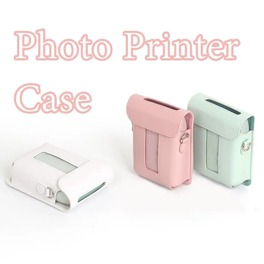 PU Leather Printer Carrying Case Retro Shockproof Storage Bag Dustproof Anti Drop For Fujifilm Instax Mini Link 3