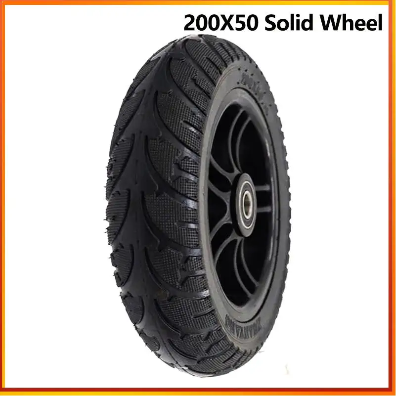 200X50 Electric Scooter with Wheel Tires Scooter Tires Pneumatic Electric Vehicle Aluminum Alloy Wheel Tires Pneumatic Tires